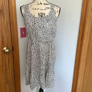 Black and White Polka Dot Banana Republic Dress